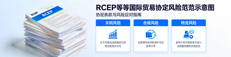 RCEP国际贸易协定文本分析与风险机遇示意图