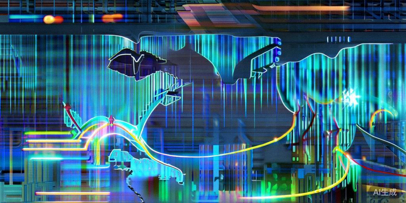 一张显示货物在RCEP成员国间高效流动的供应链网络可视化地图